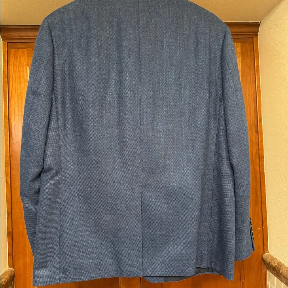 Men’s blue Two-Button Blazer - Picture 5 of 7